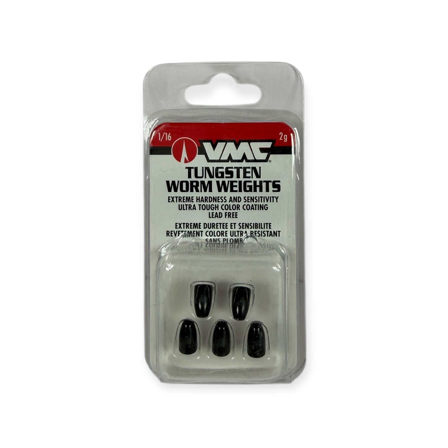 VMC Tungsten Worm Weight – 1/16oz