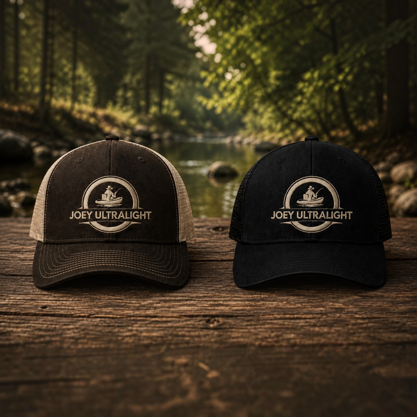 Joey Ultralight Embroidered Snapback Hat